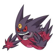 Mega Gengar Logo PNG Vector