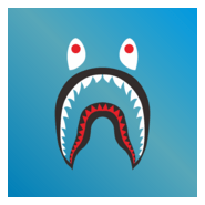 shark bape Logo PNG Vector