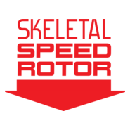Skeletal Speed Rotor Logo PNG Vector