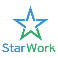 Star Work Logo PNG Vector