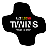 TWINS race slide win Logo PNG Vector