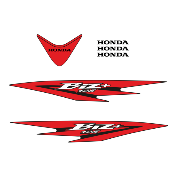 Adesivo Protetor Honda Biz 125 Ano 2010 Logo PNG Vector