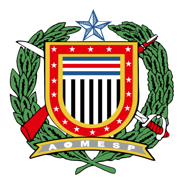 AOMESP Associação dos Oficiais Militares do Estado Logo PNG Vector