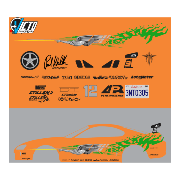arte supra velozes e furiosos 1 Logo PNG Vector