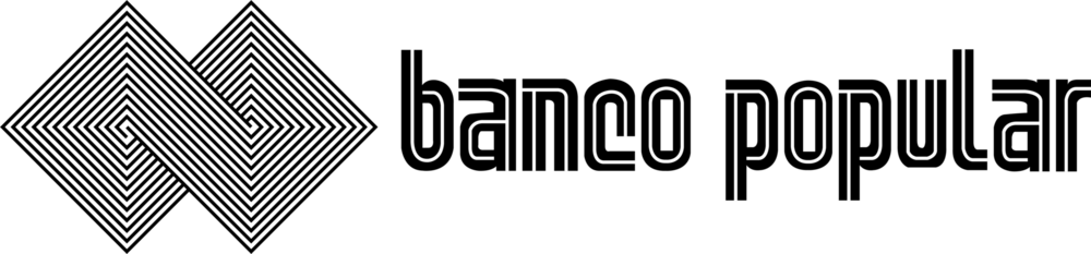 Banco Popular antiguo horizontal fondo blanco Logo PNG Vector