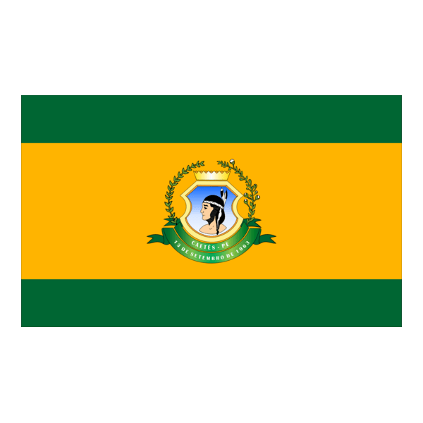Bandeira de Caetés Pernambuco Logo PNG Vector