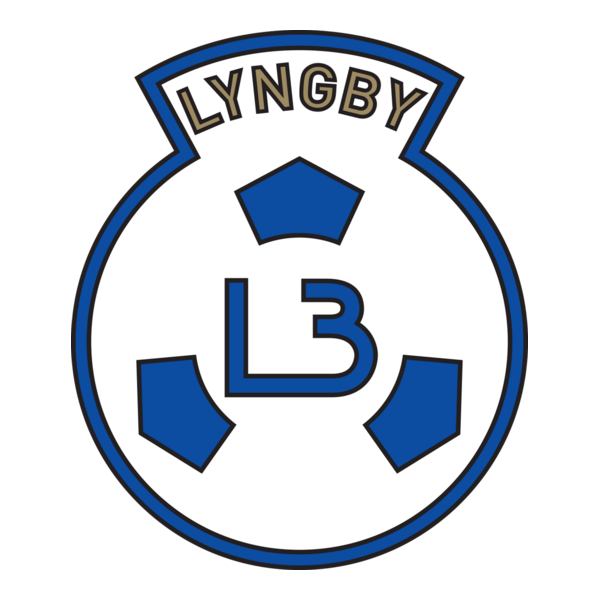 BK Lyngby Copenhagen (early 1980's) Logo PNG Vector