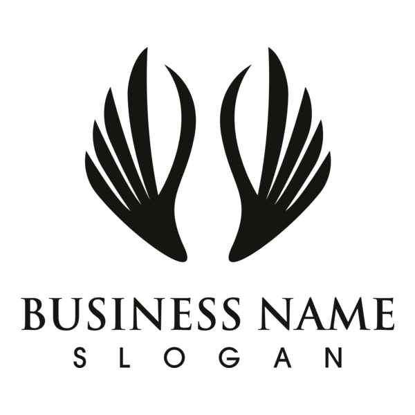 Black Wings Logo PNG Vector
