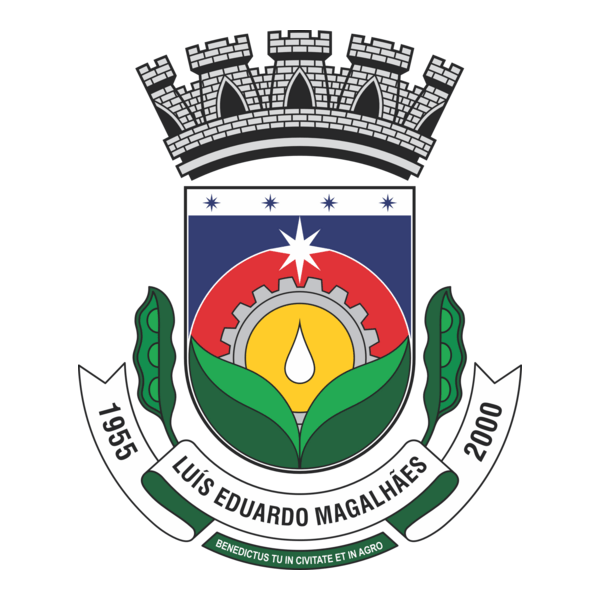 Brasão Município Luís Eduardo Magalhães - Bahia Logo PNG Vector