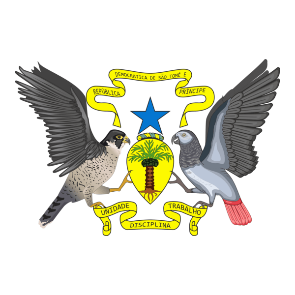 Coat of arms of São Tomé and Príncipe Logo PNG Vector