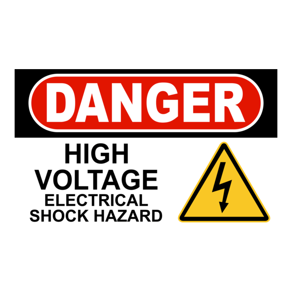 Danger electrical hazard Logo PNG Vector