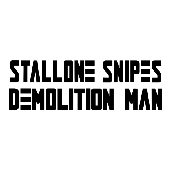 Demolition Man Logo PNG Vector