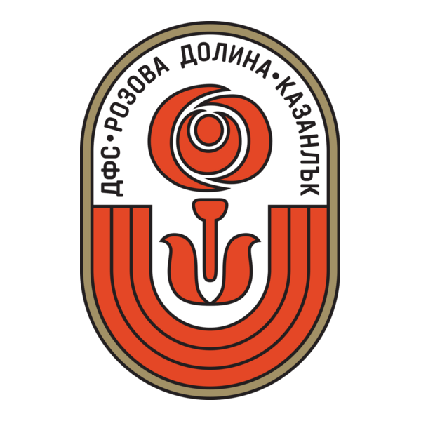 DFS Rozova Dolina Kazanlyk (early 1980's) Logo PNG Vector