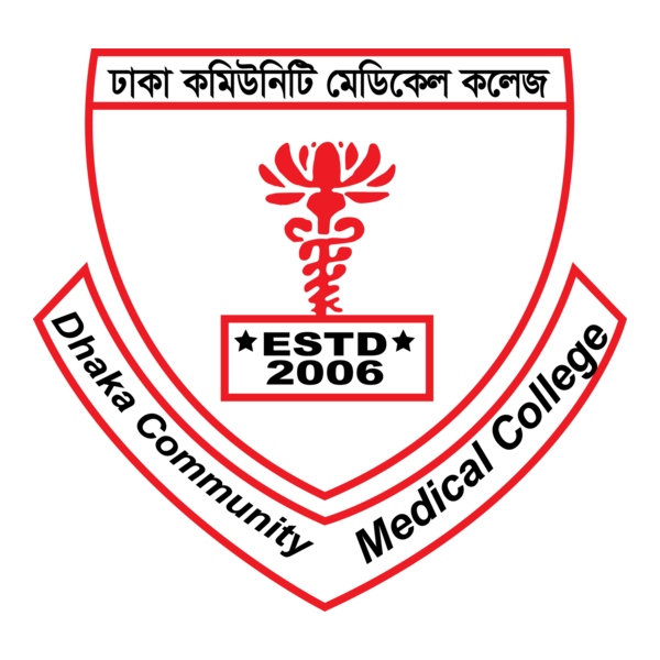 Dhaka Community Medical College & Hospital Logo PNG Vector