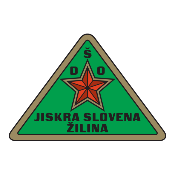 DŠO Jiskra Slovena Žilina (1950's) Logo PNG Vector