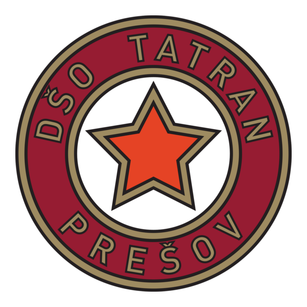 DŠO Tatran Prešov (1950's) Logo PNG Vector