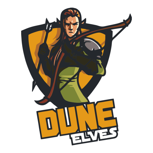 Dune Elves Volleyball Fiji Logo PNG Vector