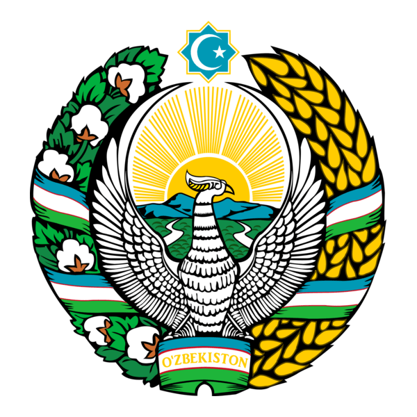 Emblem of Uzbekistan Logo PNG Vector