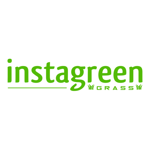 Instagreen Grass Logo PNG Vector