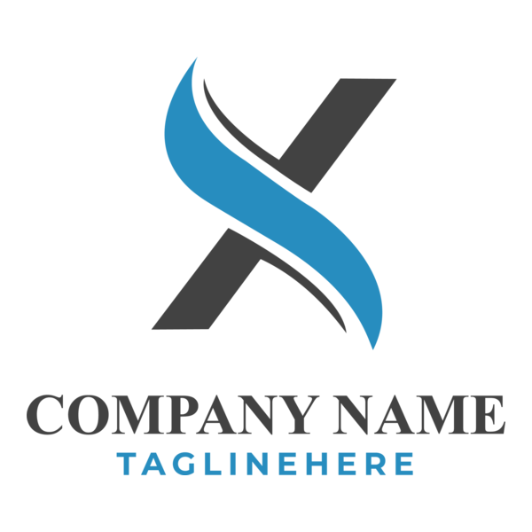 Letter X Company Logo PNG Vector