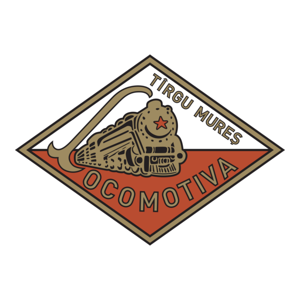 Locomotiva Târgu Mureș (1950's) Logo PNG Vector