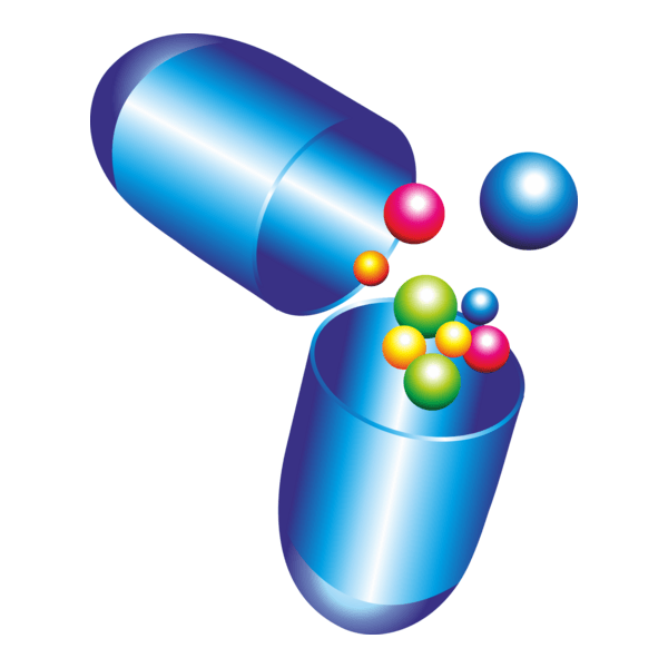 Medicine capsule Logo PNG Vector