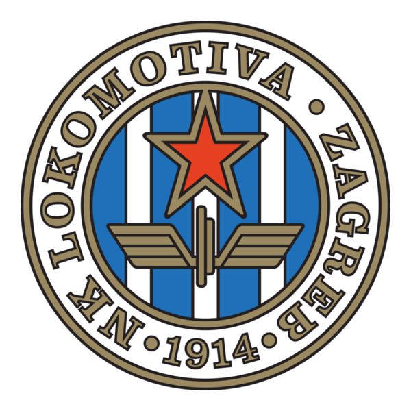 NK Lokomotiva Zagreb (1950's) Logo PNG Vector