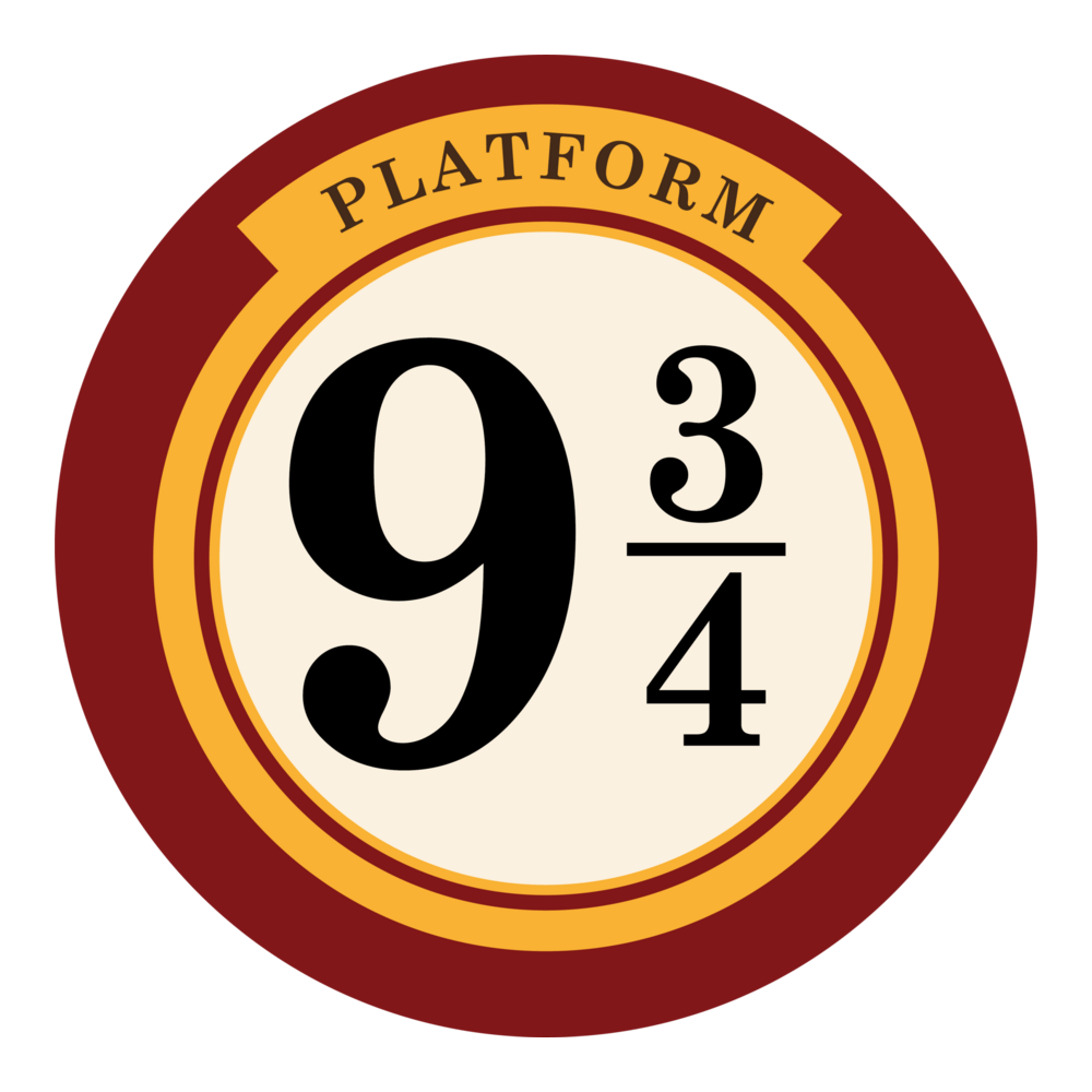 Platform 9 3/4 Logo PNG Vector