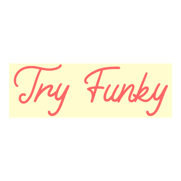Try Funky Logo PNG Vector