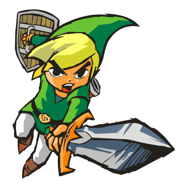 Zelda Cartoon Logo PNG Vector