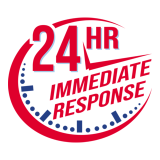 24HR Immediate Response Logo PNG Vector