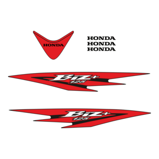 Adesivo Protetor Honda Biz 125 Ano 2010 Logo PNG Vector