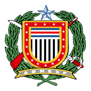 AOMESP Associação dos Oficiais Militares do Estado Logo PNG Vector