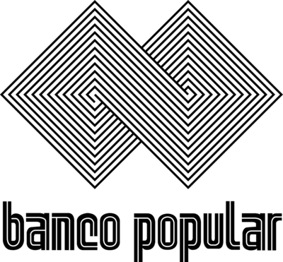 Banco Popular antiguo vertical fondo blanco Logo PNG Vector