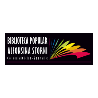 Biblioteca Popular Alfonsina Storni Logo PNG Vector
