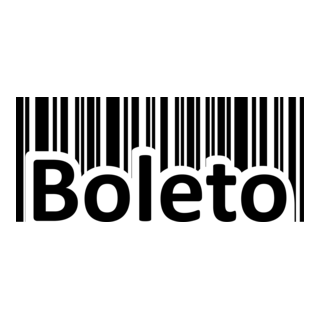 Boleto Código Barra Preto/ Black bar code ticket Logo PNG Vector