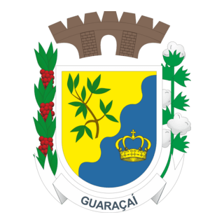 Brasão Município de Guaraçaí SP Logo PNG Vector