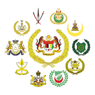 Jata Raja-Raja Melayu Malaysia Logo PNG Vector
