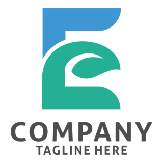 Letter E Company Logo PNG Vector