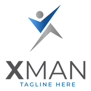 Letter X Human Logo PNG Vector