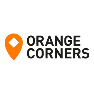 Orange Corners Logo PNG Vector