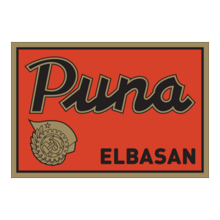 Puna Elbasan (1950's) Logo PNG Vector