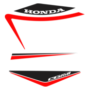 Adesivo Honda Cg 150 Titan Edição Especial Logo PNG Vector
