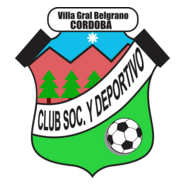 Club Social y Deportivo Villa General Belgrano Logo PNG Vector