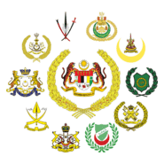 Jata Raja-Raja Melayu Malaysia Logo PNG Vector