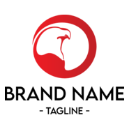red circle bird Logo PNG Vector