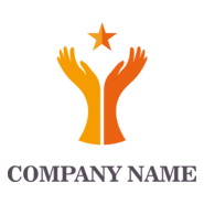 Stars on the Head Logo PNG Vector