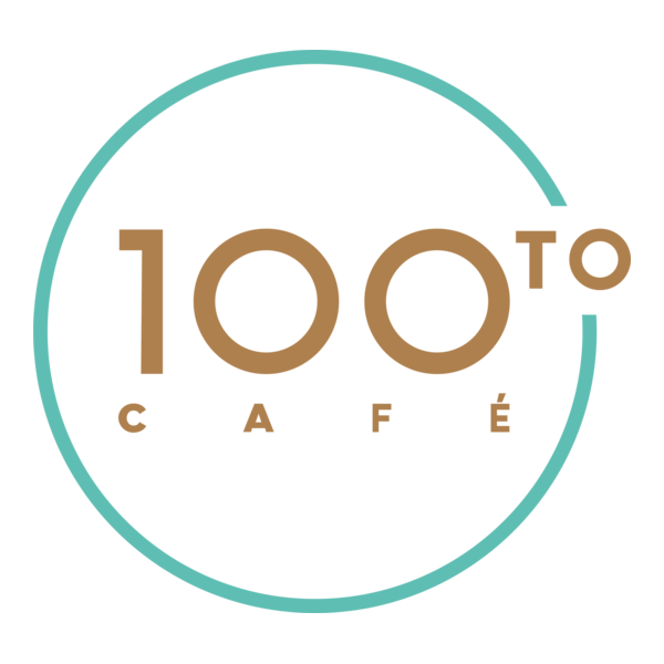 100to Café Logo PNG Vector