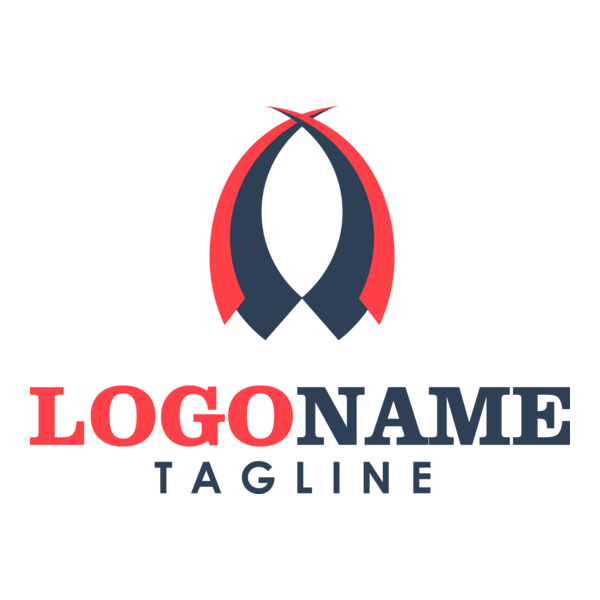 Abstract Company Shape Logo PNG Vector