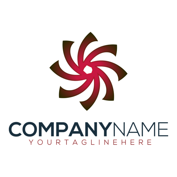 Abstract Company Shape Logo PNG Vector